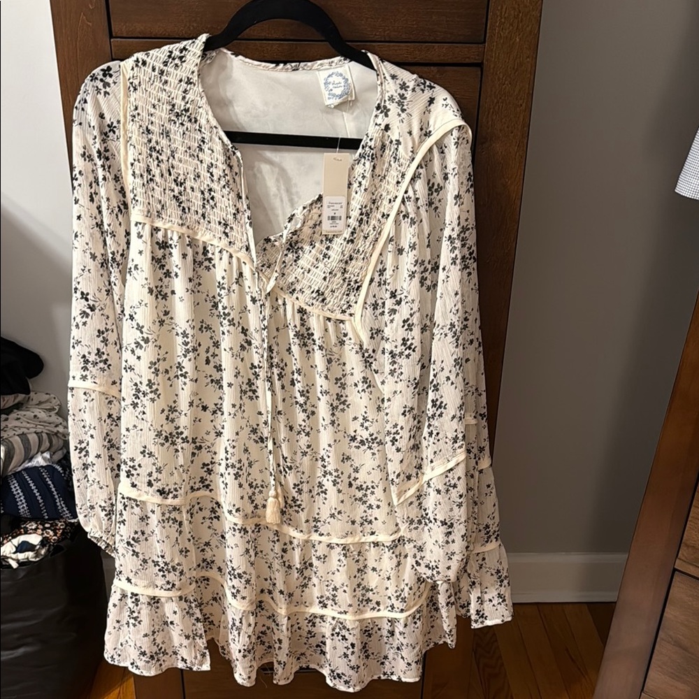 Floral Cream Dress